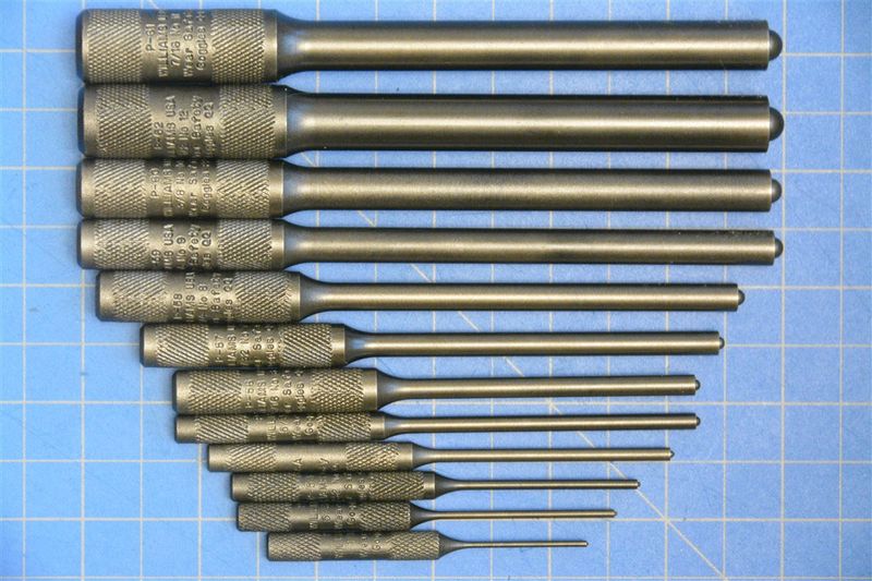 12-Piece Pilot Punch Set — Williams Industrial Tools (JHWPS-12)