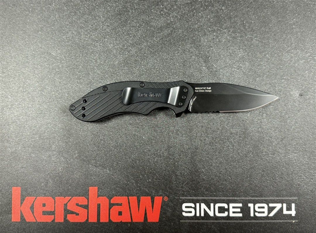 CLASH -  BLACK, SERRATED