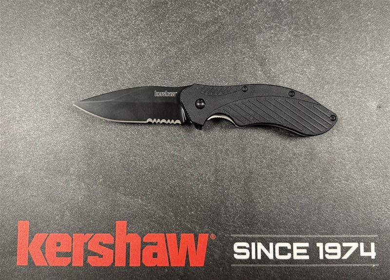 CLASH -  BLACK, SERRATED