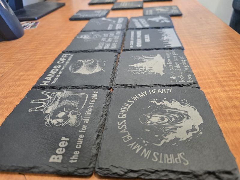 Slate coaster