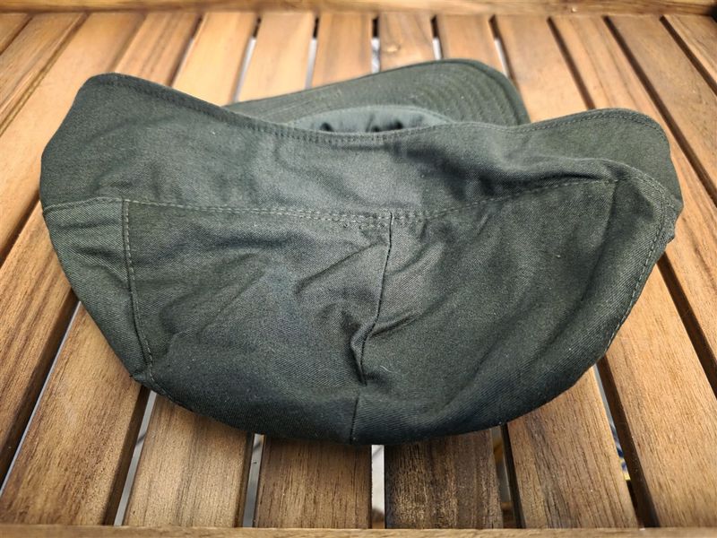 Swedish Military M59 Field Cap with Ear Flaps — Olive Green