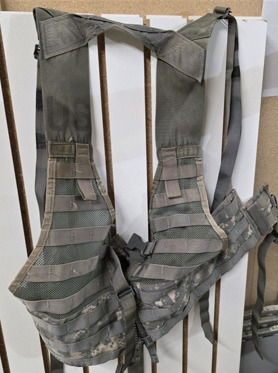 Military MOLLE FLC Vest – ACU Digital Camo Modular Tactical Load Carrier