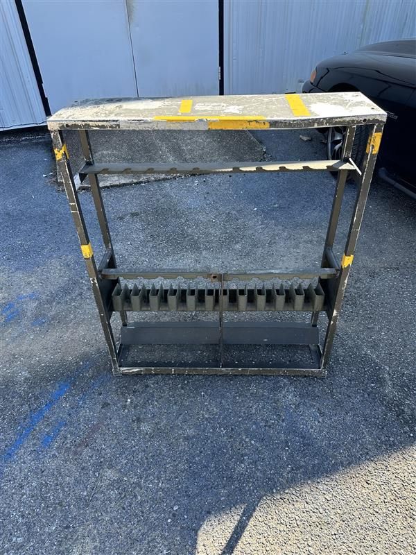 Military M4 Rifle Rack – 20-Slot Armory Storage Rack (Used U.S. Military Surplus)