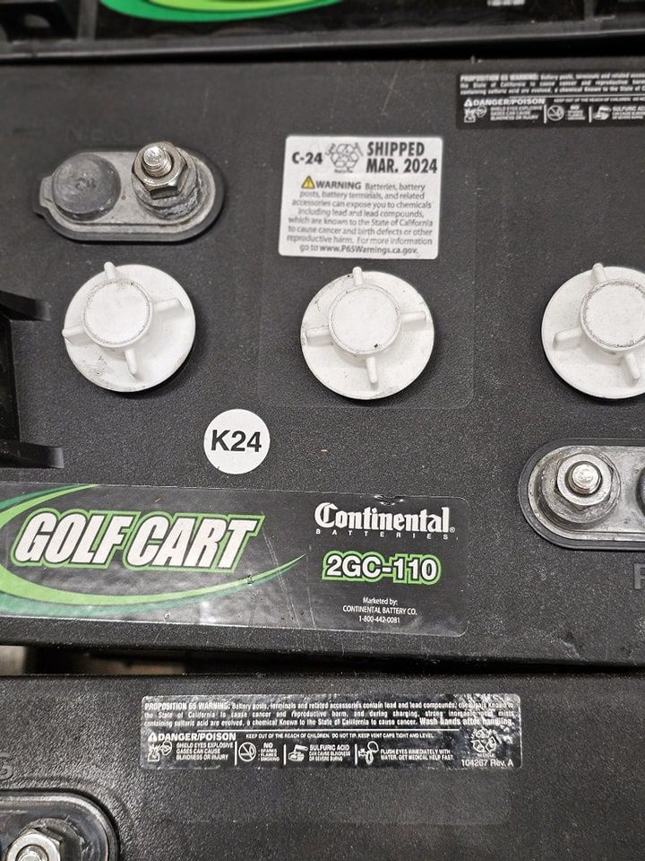 Continental Group GC2 Golf Battery – 6V 210Ah Flooded Lead Acid Deep-Cycle Battery