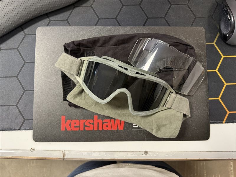 Revision APEL Ballistic Goggles – Asian Locust Model with Clear &amp; Tinted Lenses + Case