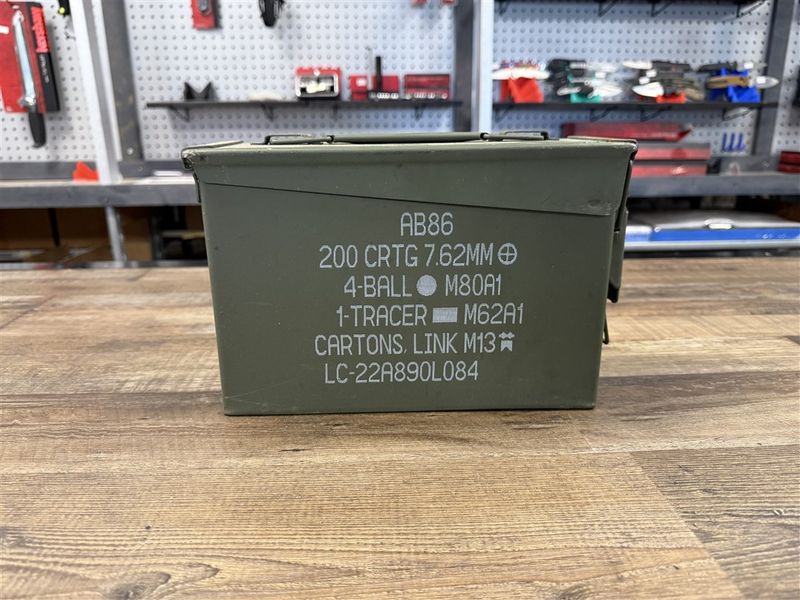 U.S. Military 7.62mm Ammo Can – Steel M19A1 Ammunition Storage Box