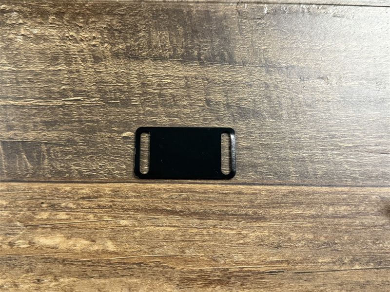 Slide-On Pet Collar ID Tags — Silent, Jingle-Free Aluminum Nameplates