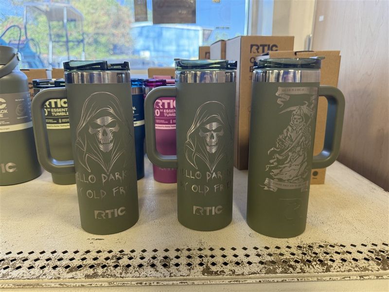 RTC-20-OL - 20 OZ RTIC TRAVEL MUG, OLIVE, NEW, SOLD PER EACH