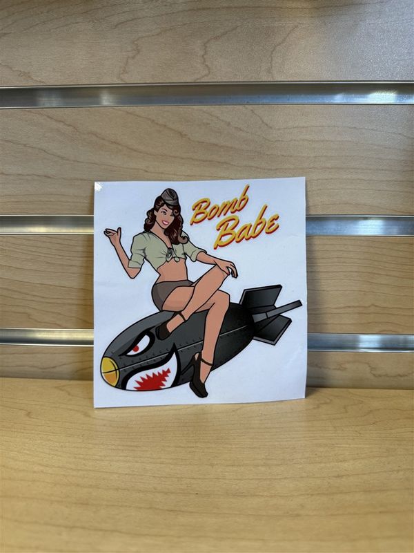 PD-VINYL-BABE - BOMB BABE VINYL DECAL, NEW, SOLD PER EACH
