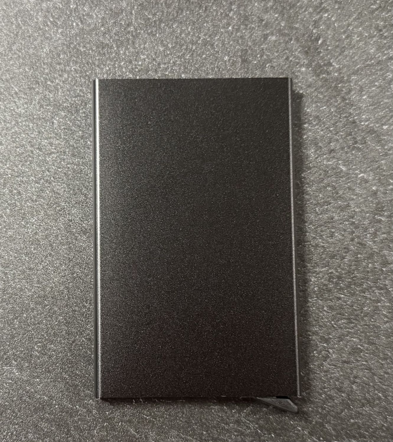 CARD HOLDER, SLIDE UP, BLACK