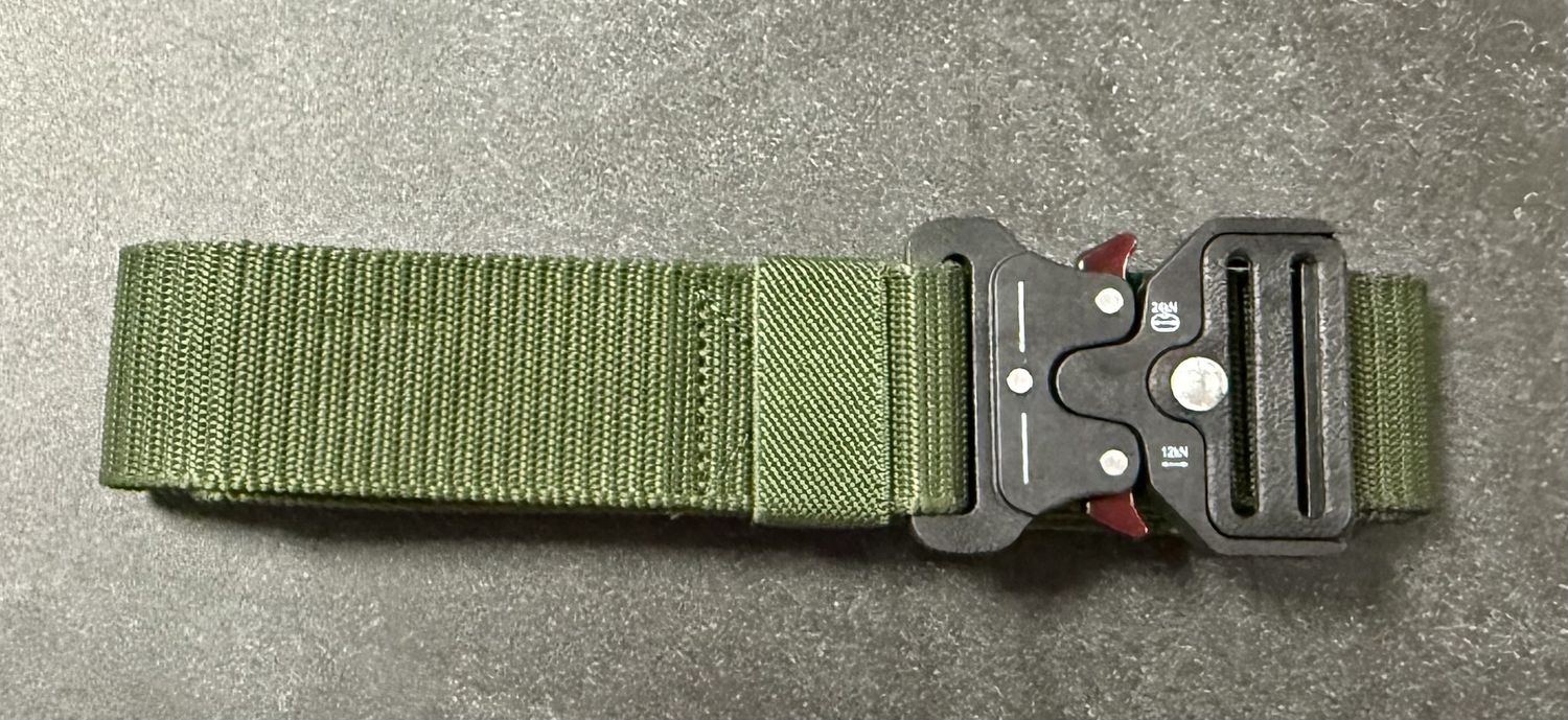 TACTICAL BELT, QUICK LOCK, OLIVE, Colour: Olive