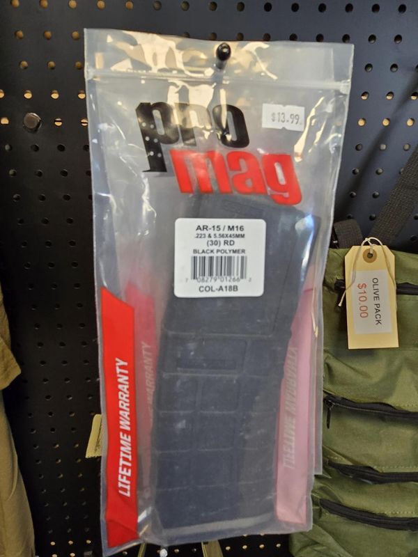 PROMAG 30 ROUND MAGAZINE (.223 REM/5.56 AR-A5/M-16) - BLACK