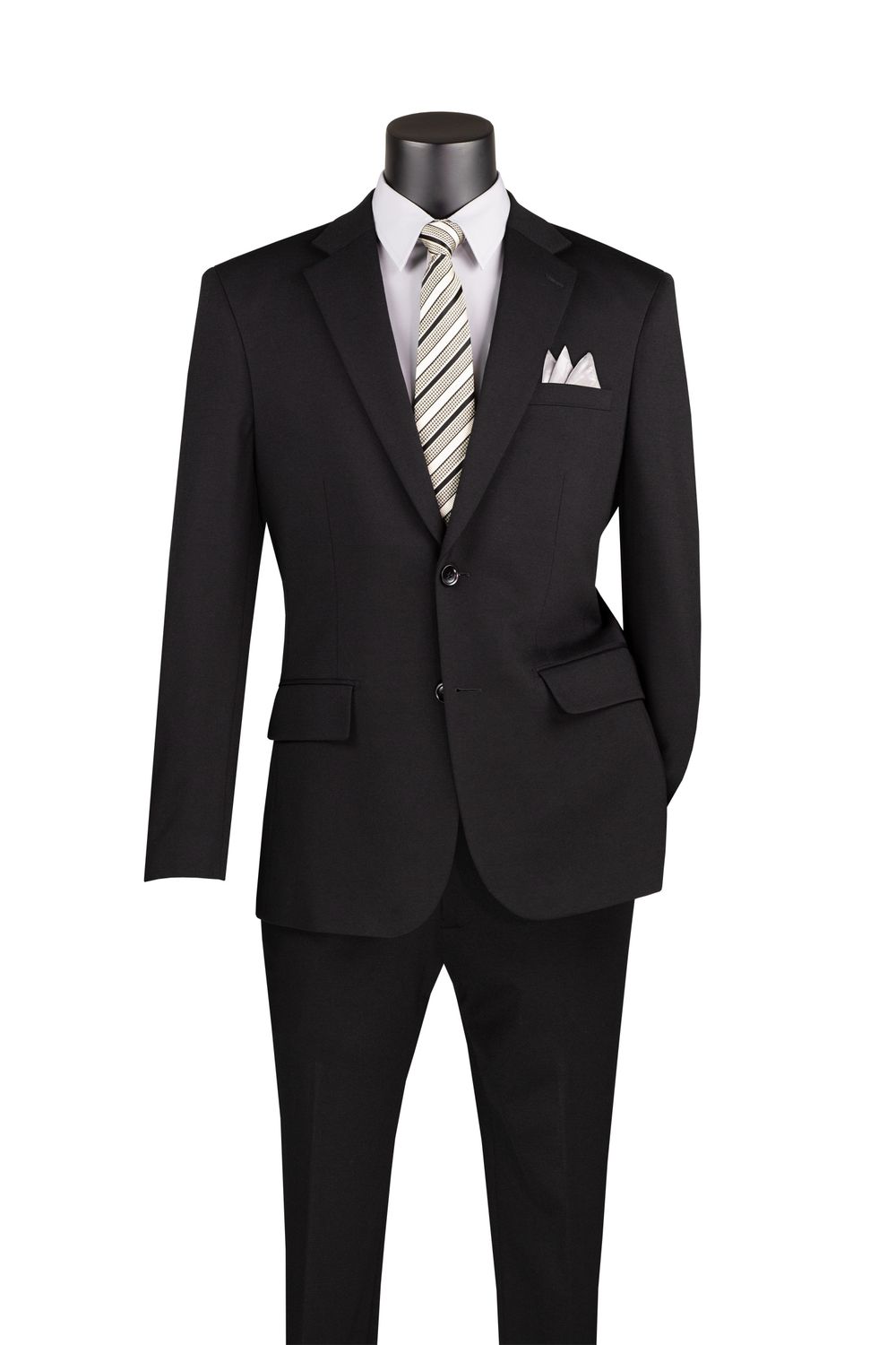VINCI SUIT, Size: 36S, Color: BLACK