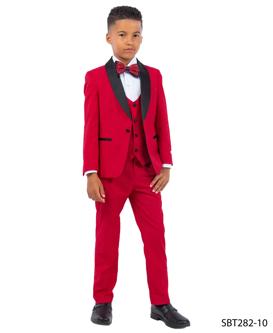 STACY ADAMS BOY (SBT282 RED), Color: RED, Size: 2