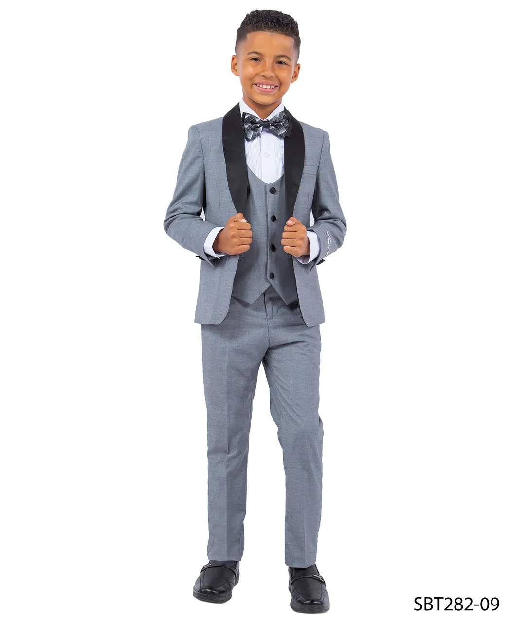 STACY ADAMS BOY (SBT282 GREY), Color: GREY, Size: 2