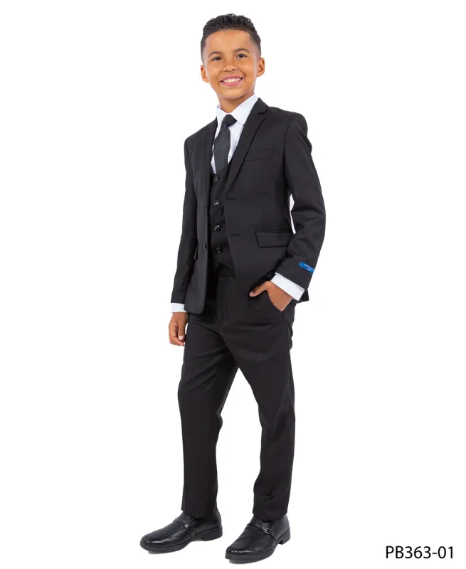 Boy Suit PERRY ELLIS  (PB363-01 BLACK)
