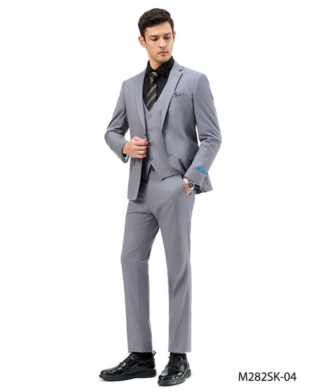 SEAN ALEXANDER 3PCS SUIT(MS282SK-04)GREY