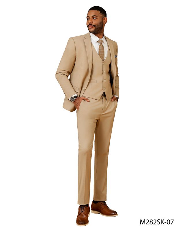 SEAN ALEXANDER 3PCS SUT (MS282SK-07)M.TAN