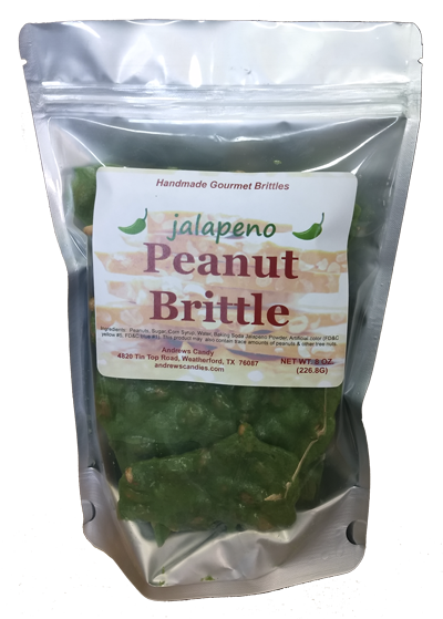 Jalapeño Peanut Brittle 8oz