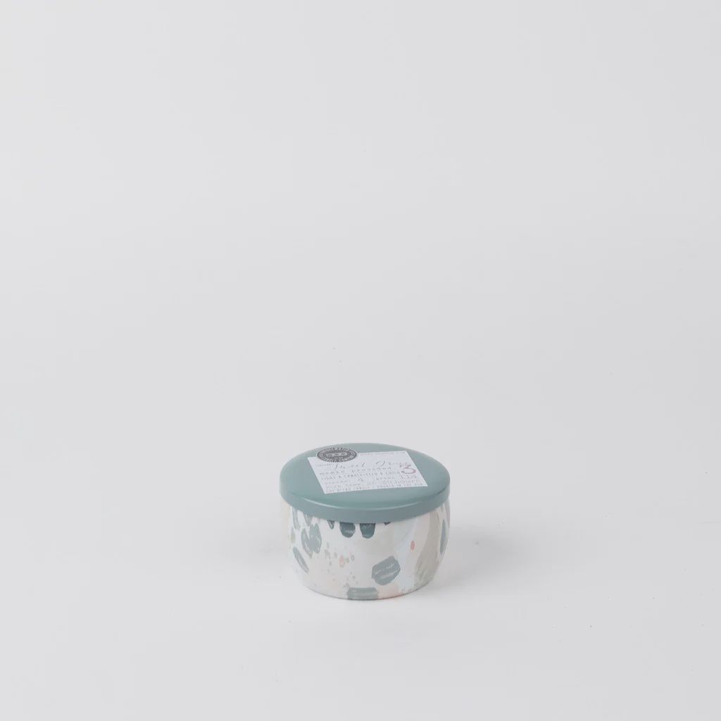 Metal travel Tin Candle