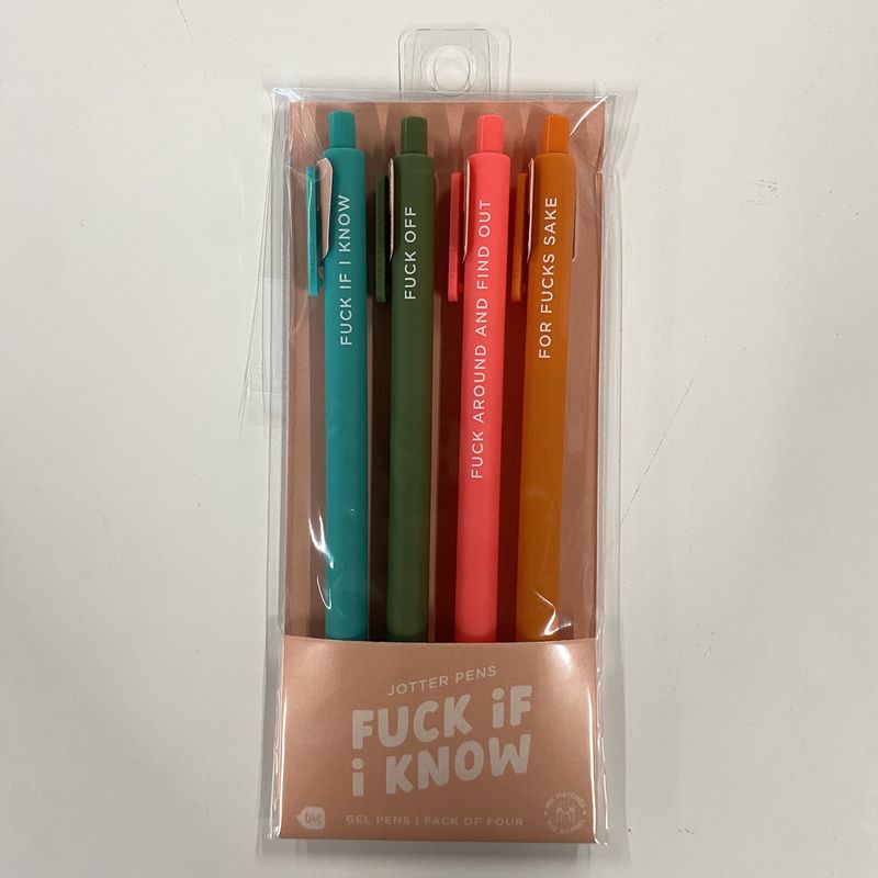 Fuck if I know- Jotter Pen Set