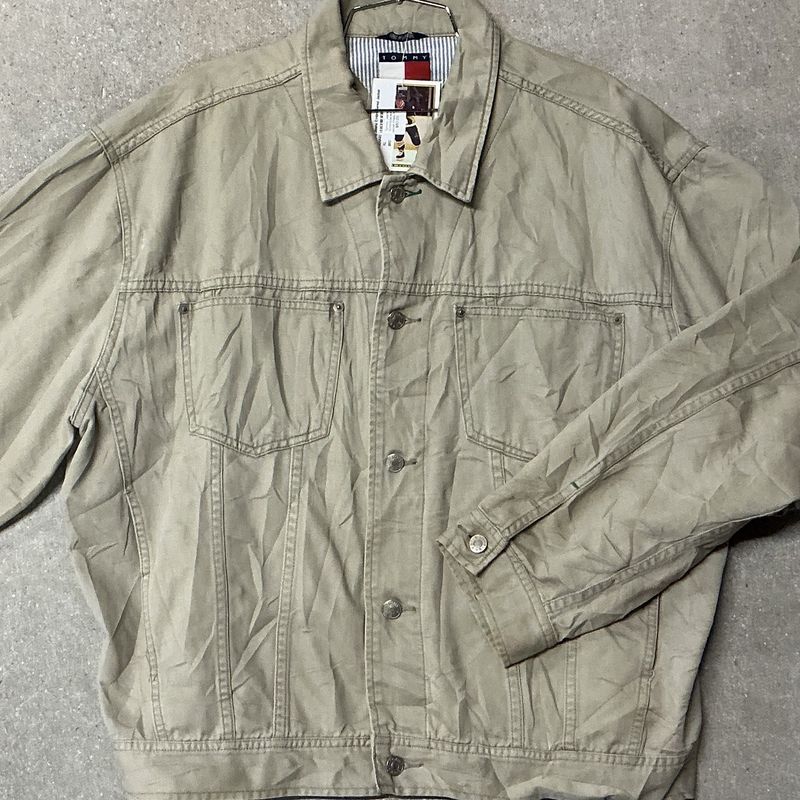 Tommy Jeans Embroidered Jacket Khaki XL
