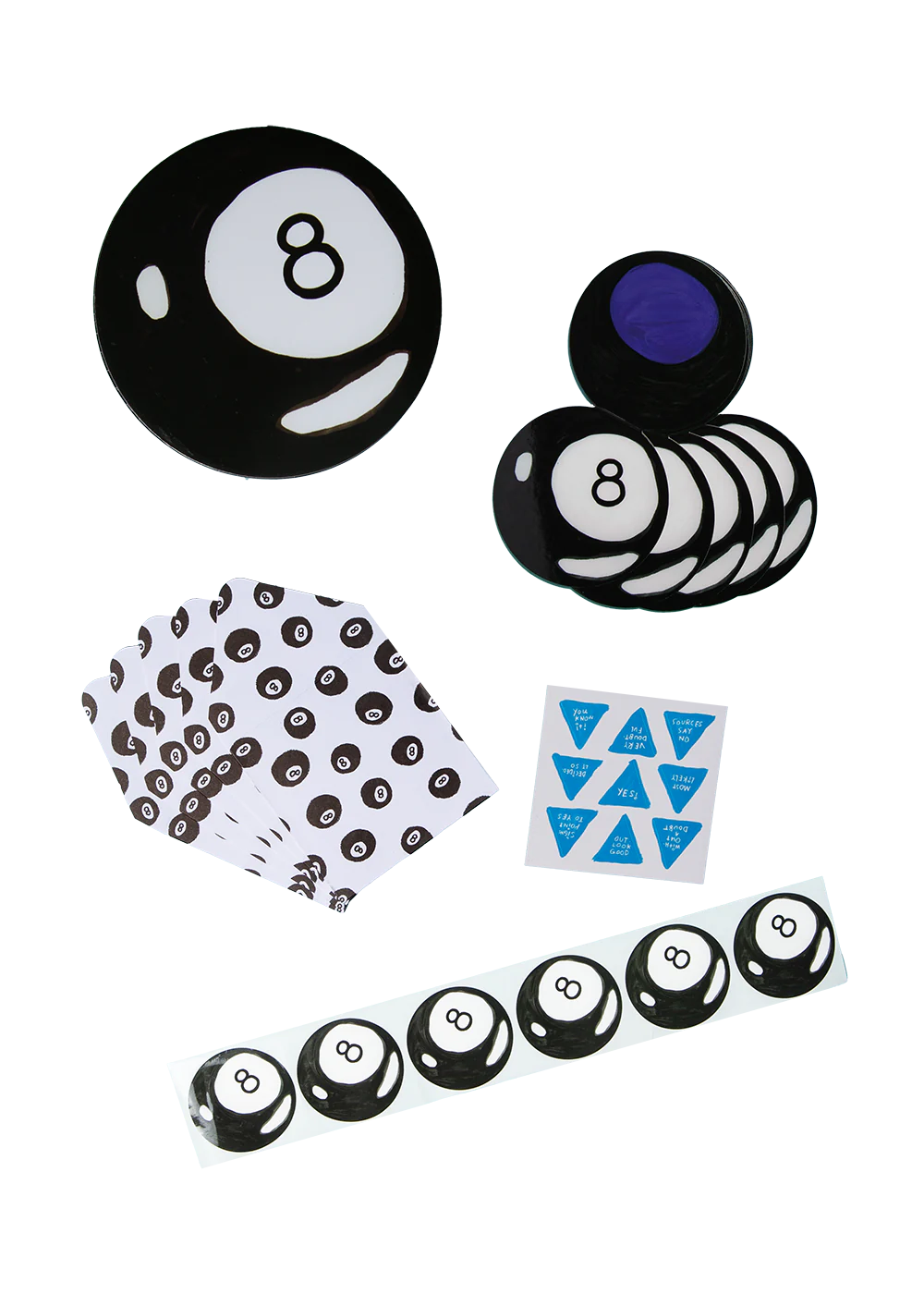 8 ball card set