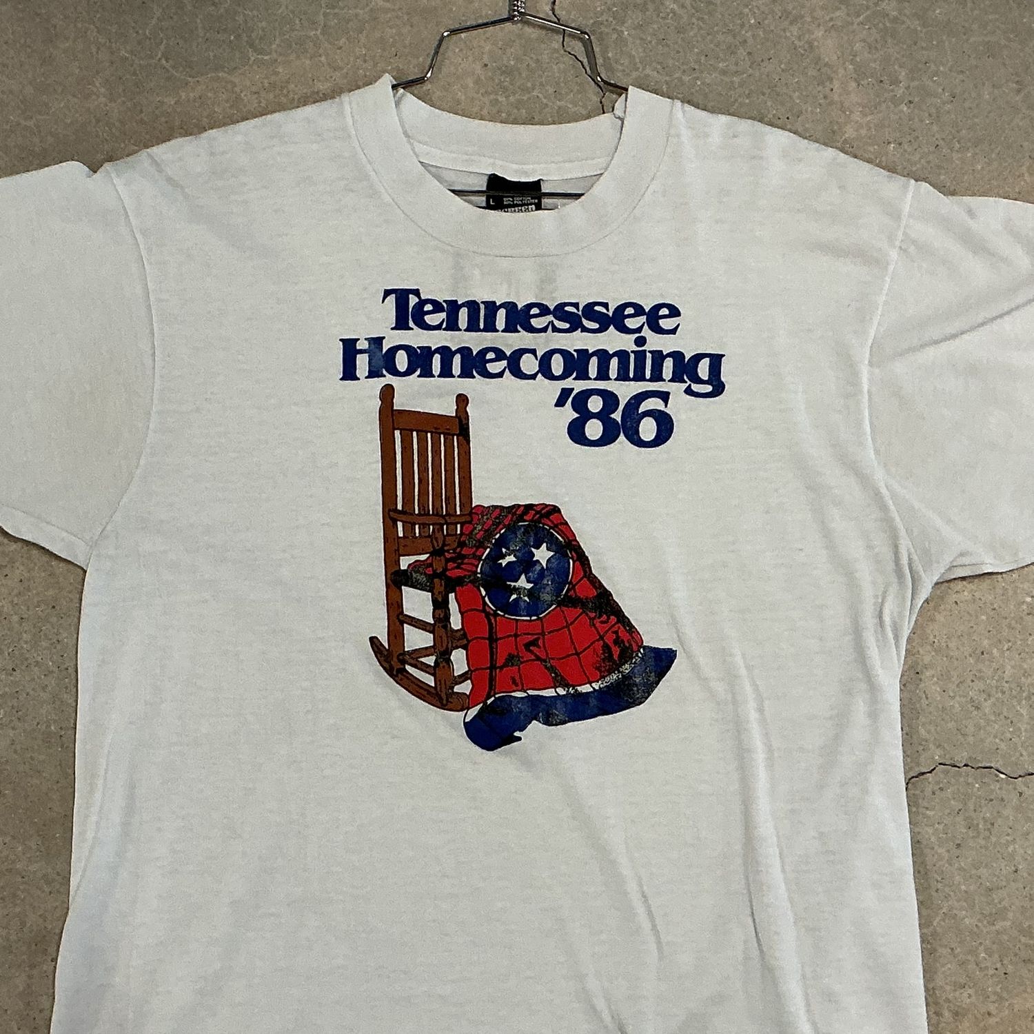 Tennessee Homecoming Tee, Color: WHITE, Size: LARGE