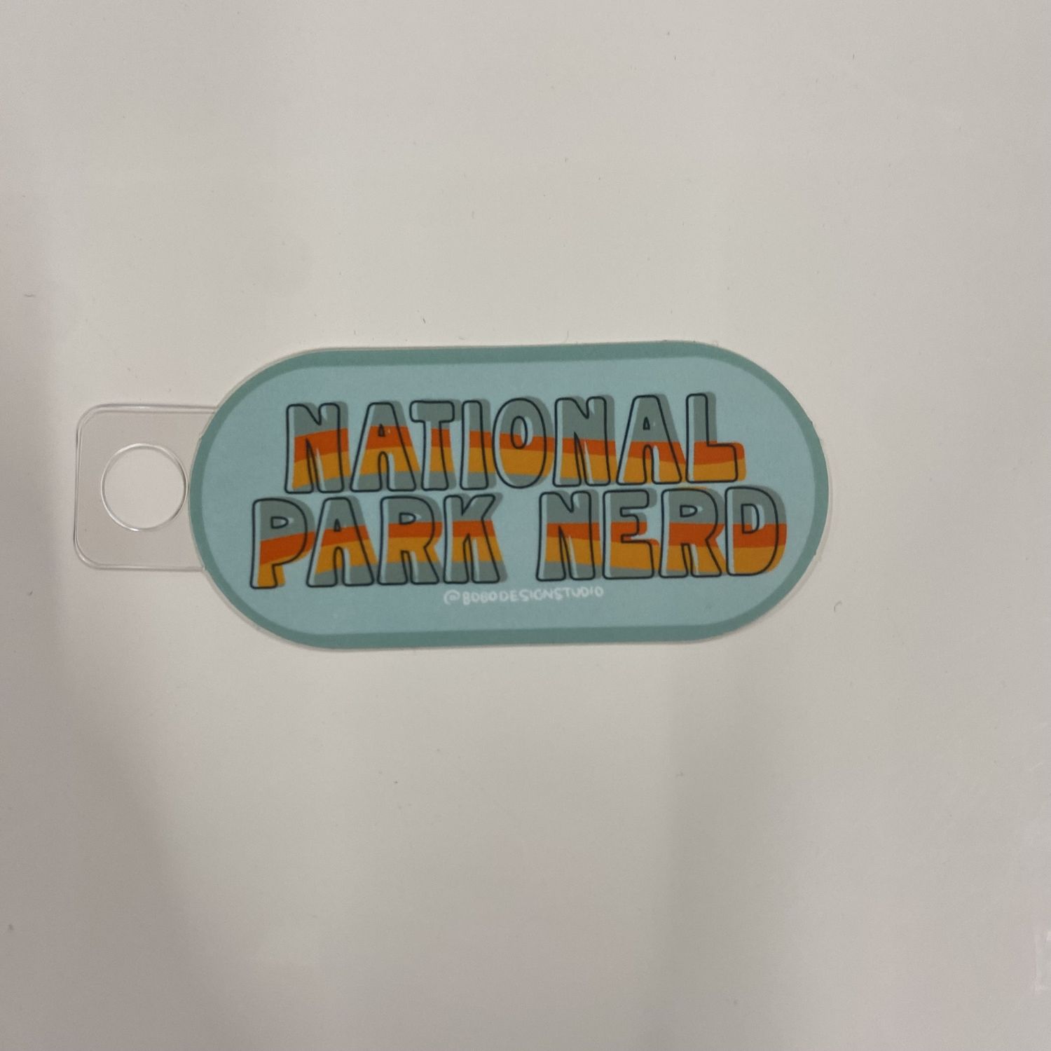 National Park Nerd Vinyl Sticker