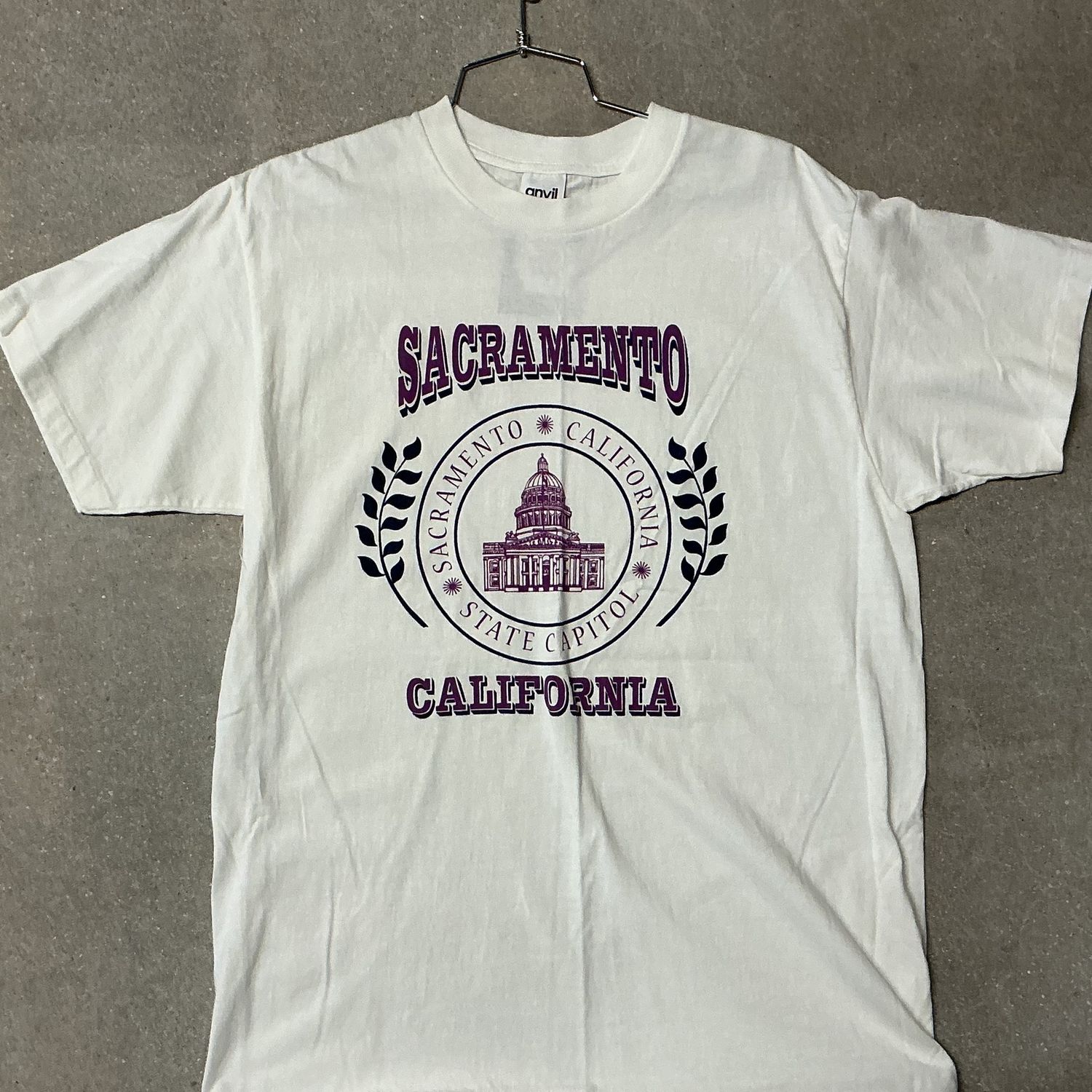 Sacramento State Tee, Color: WHITE, Size: LARGE