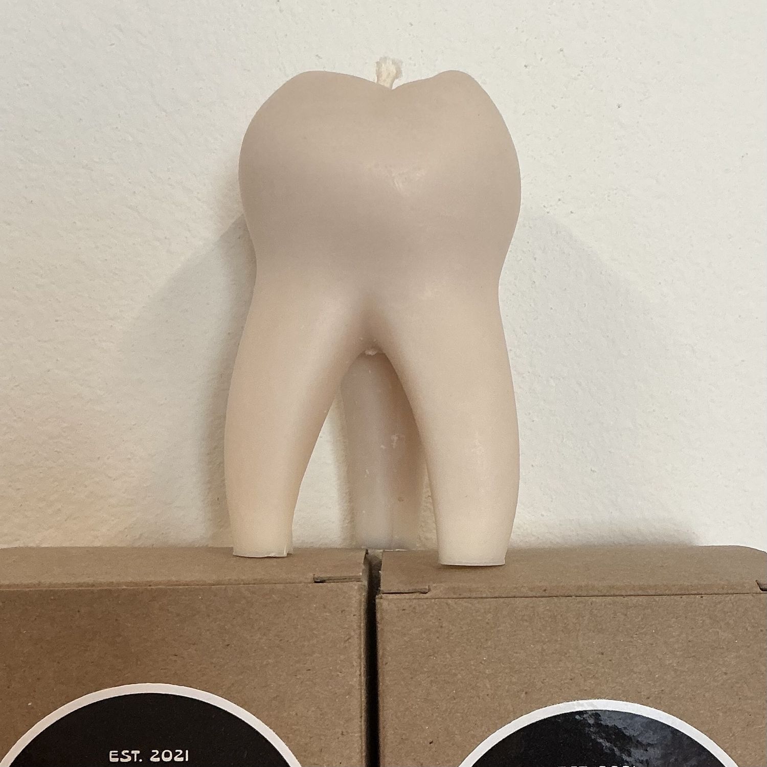 Tooth Shaped  Candle