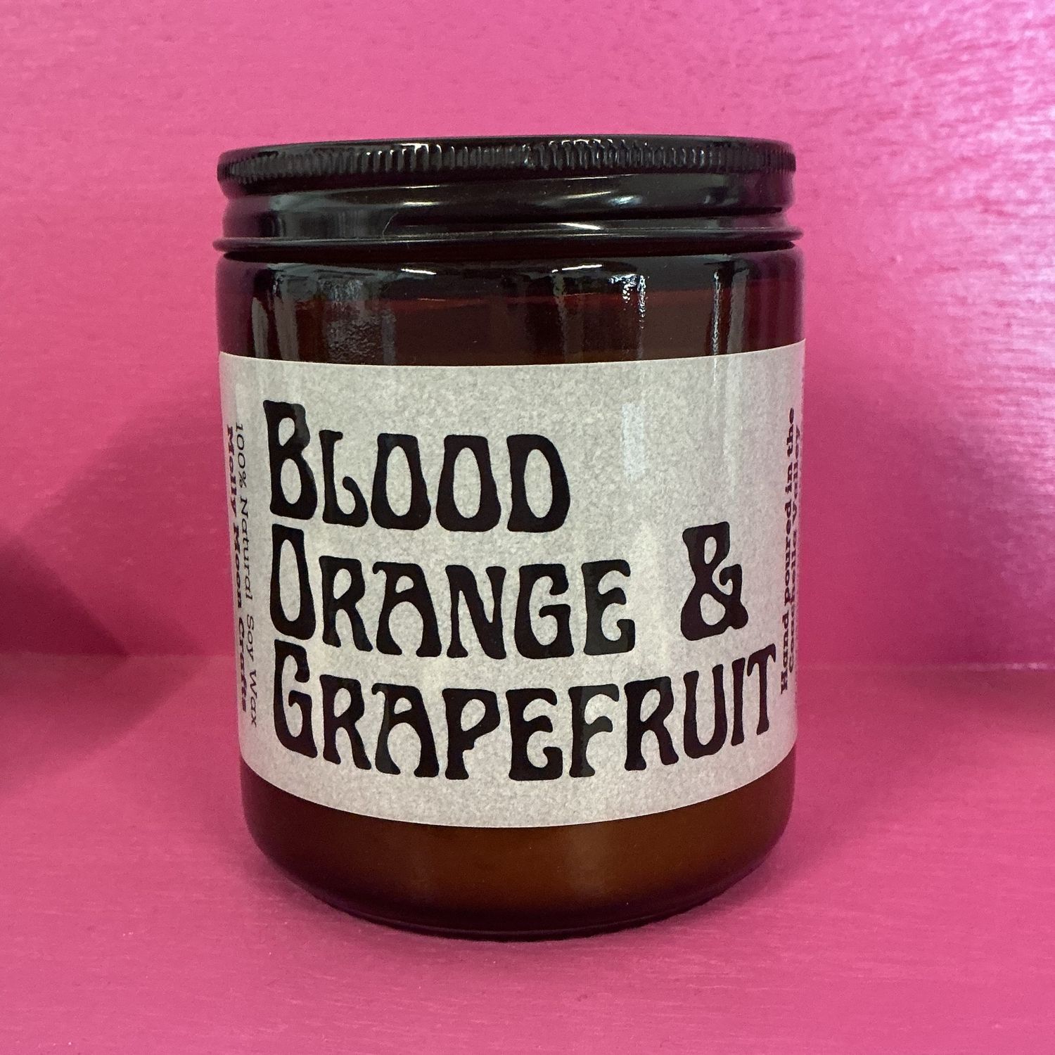 9 oz Amber Jar Blood Orange