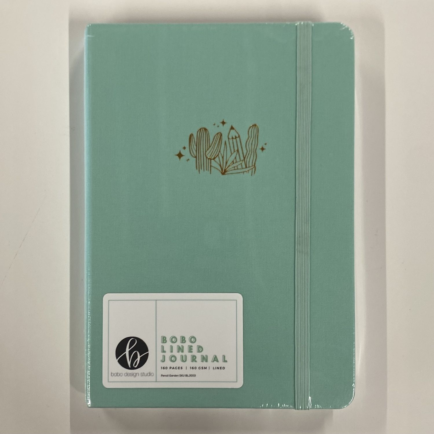 bobo Lined Journal- Pencil Garden