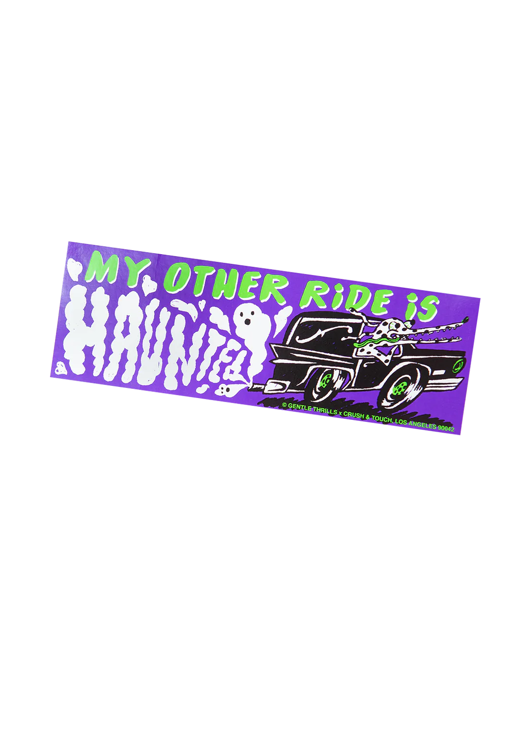 my other ride is haunted bumper sticker