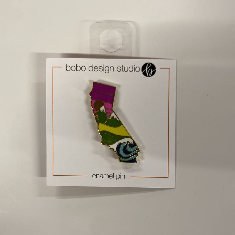 Golden State California Enamel Pin
