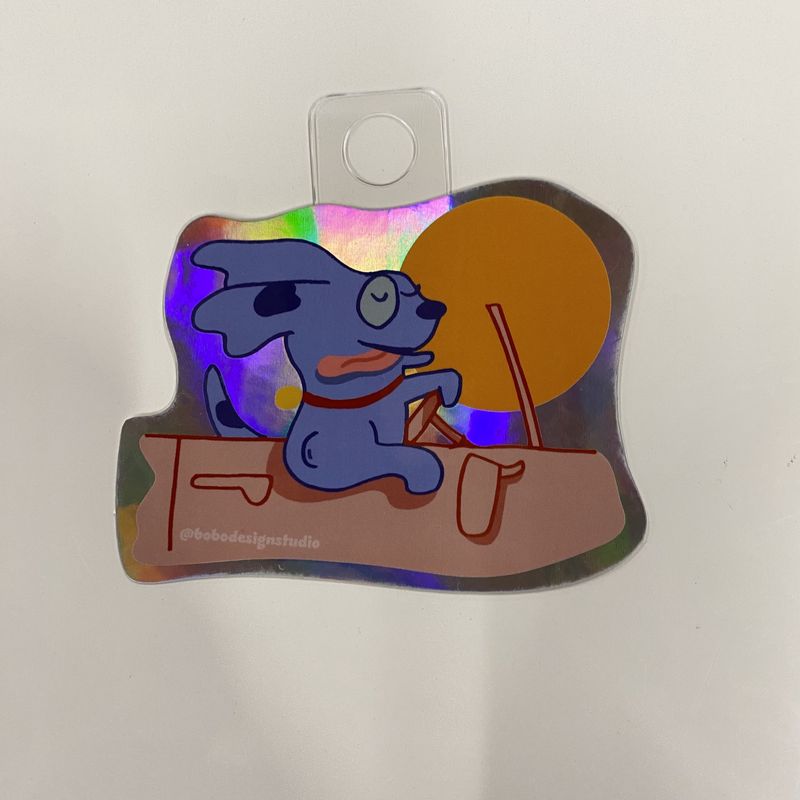 Ride or Die- Holographic Vinyl Sticker