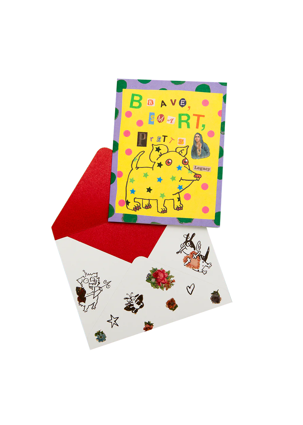 brave smart pretty card