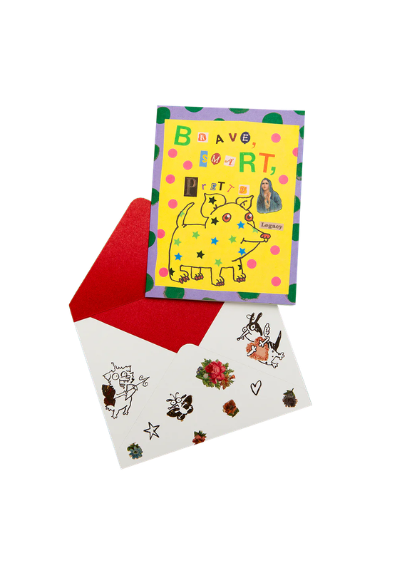 brave smart pretty card