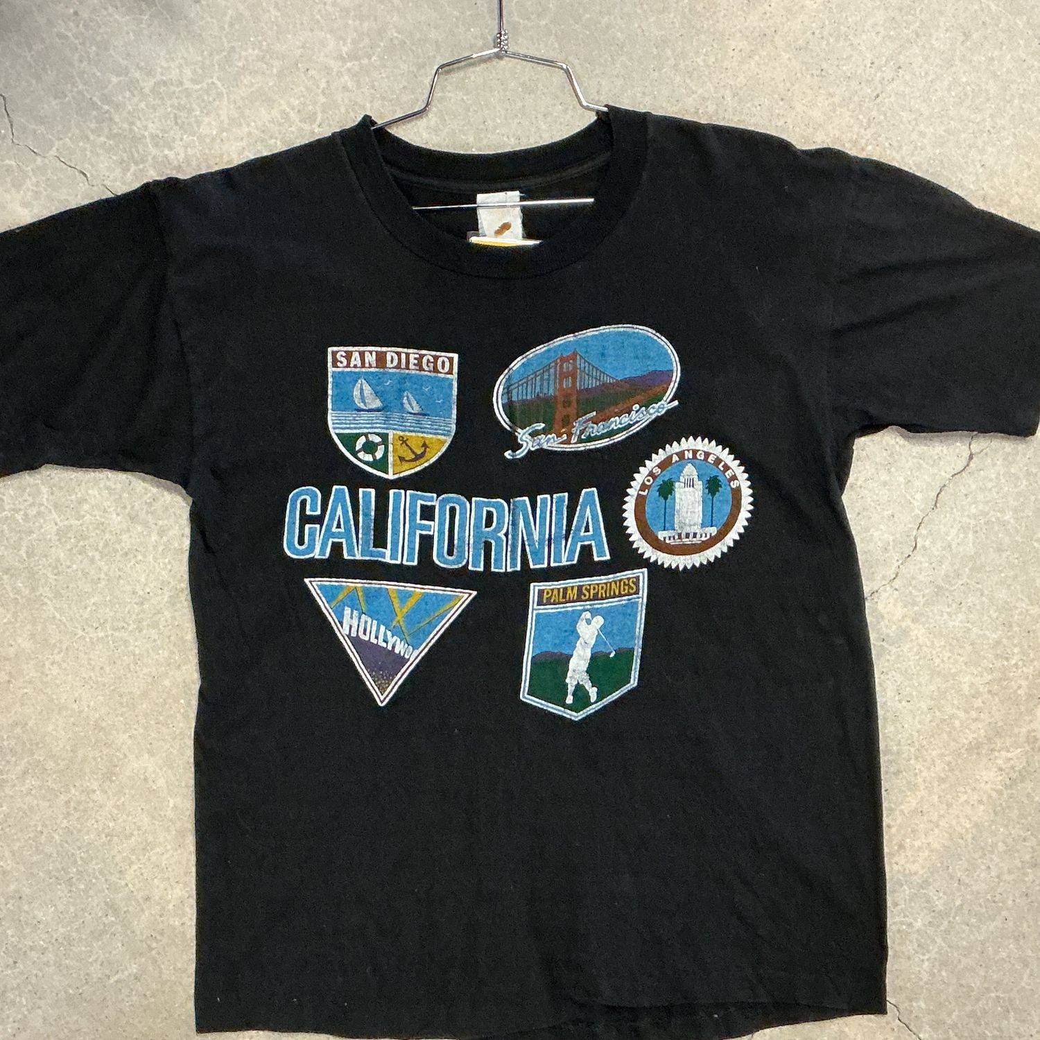 California City Tee, Color: BLACK, Size: Medium