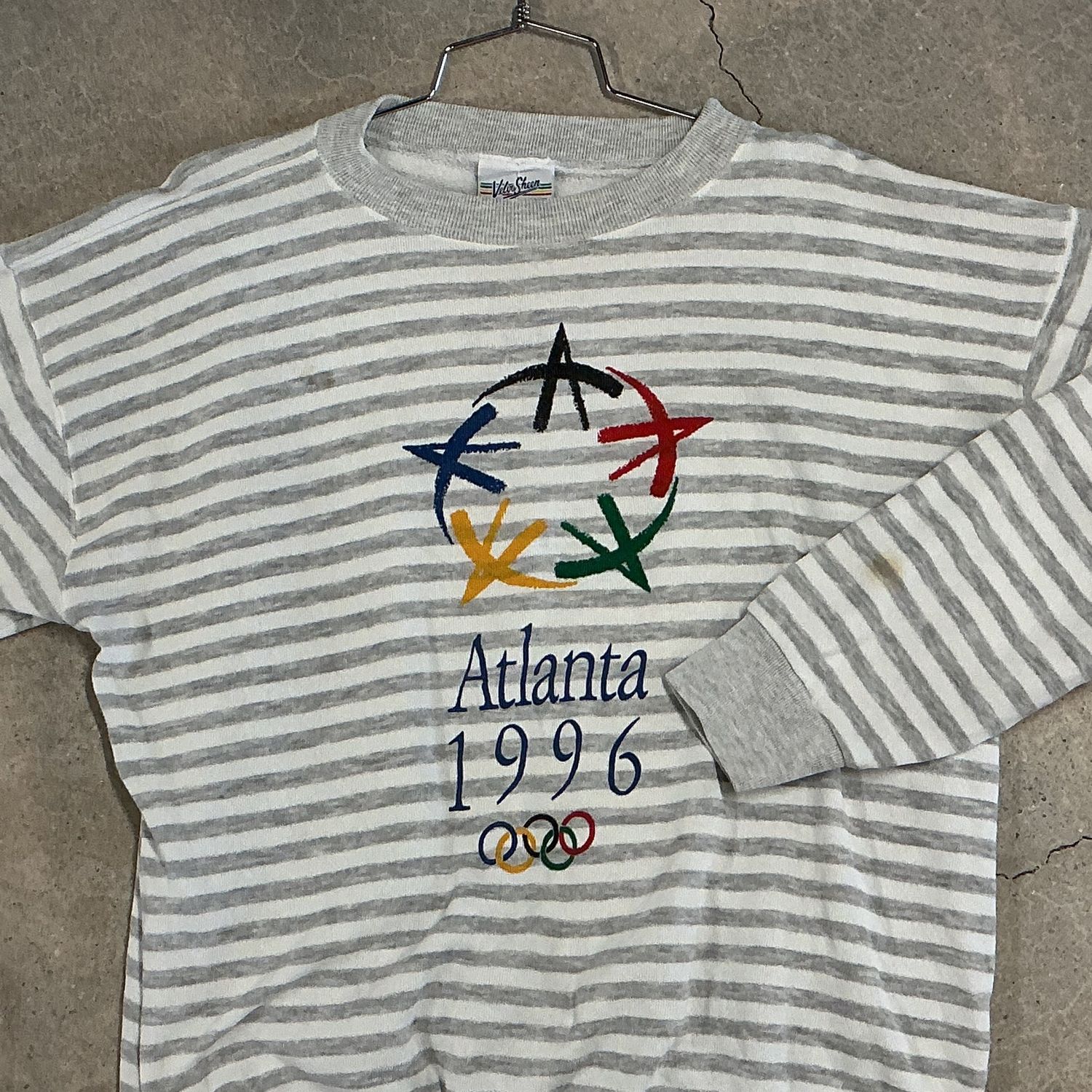 Atlanta 1996 Olympic Crewneck, Color: GREY, Size: XL