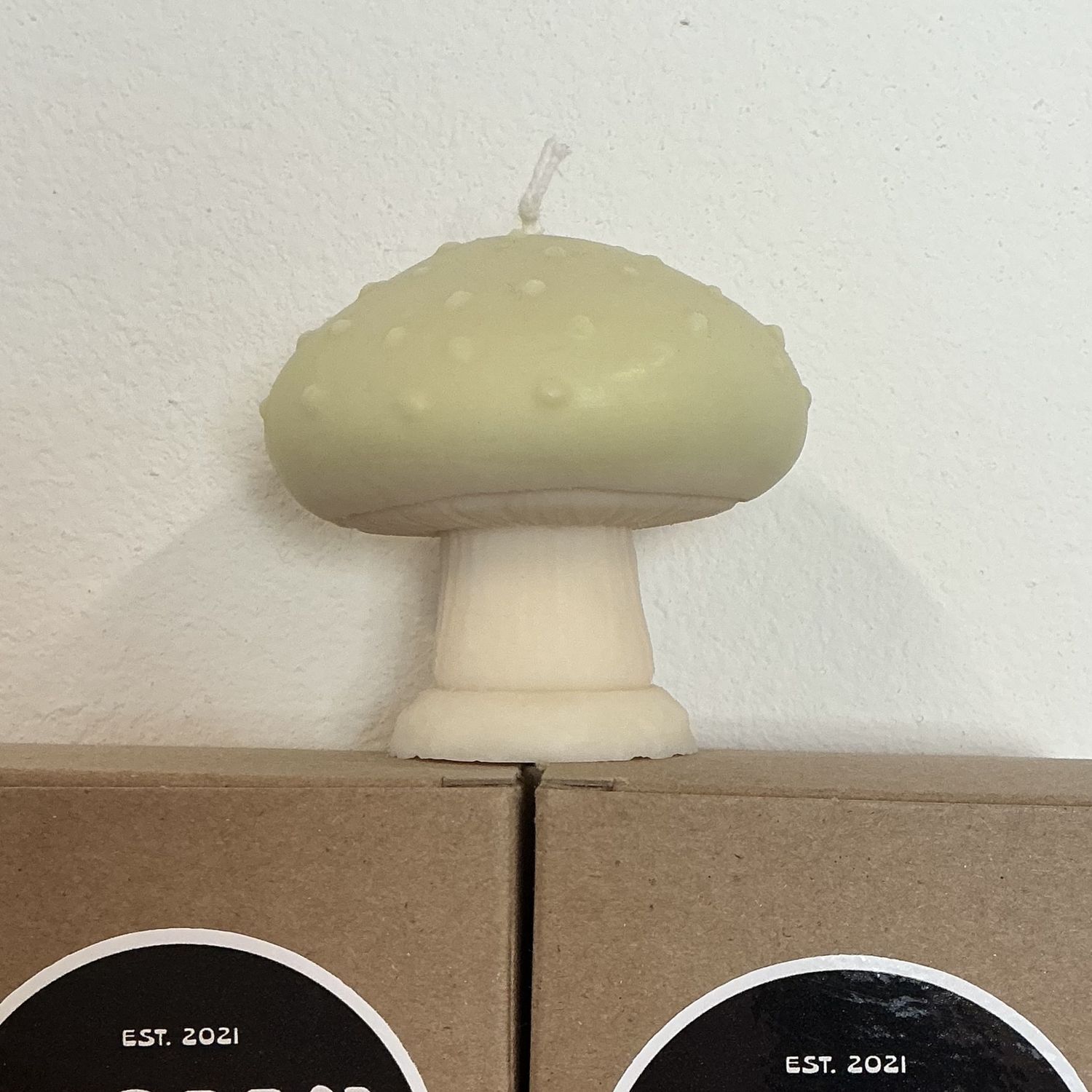 Mushroom Shaped Candle