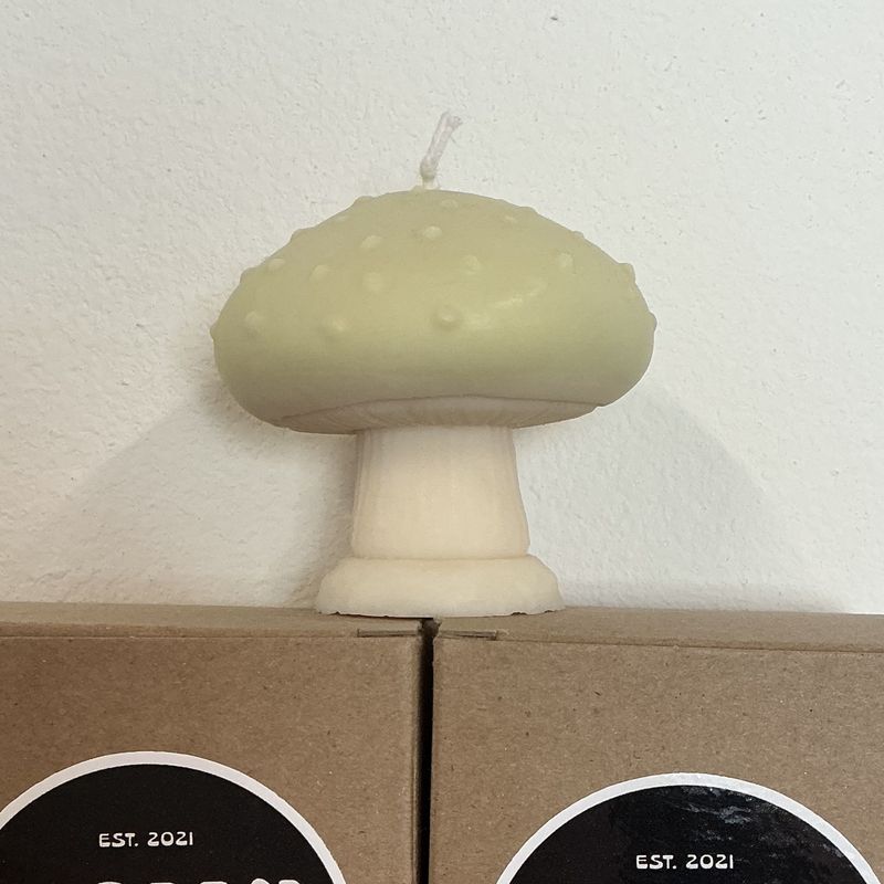 Mushroom Shaped Candle