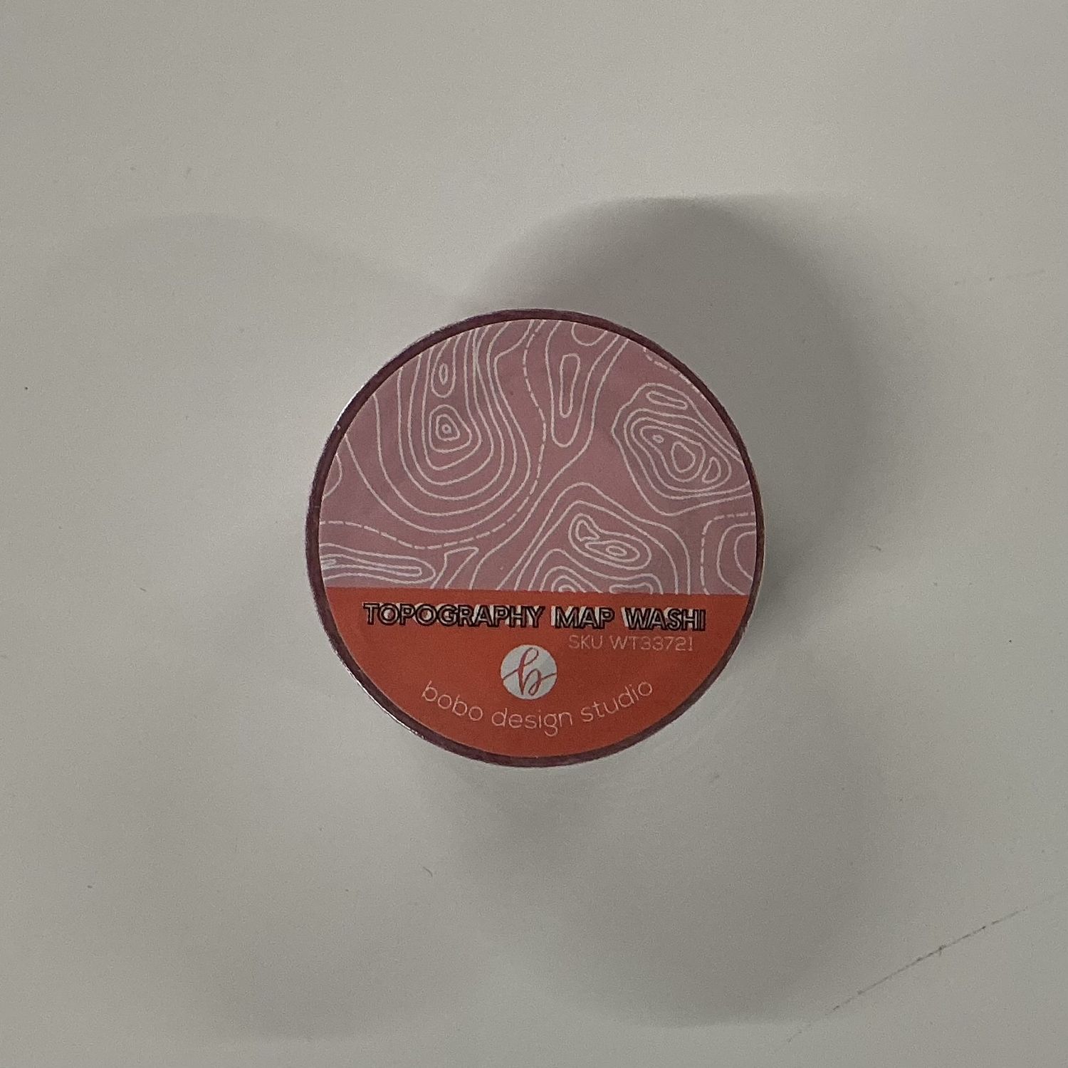 Topography Map 1&quot; Washi