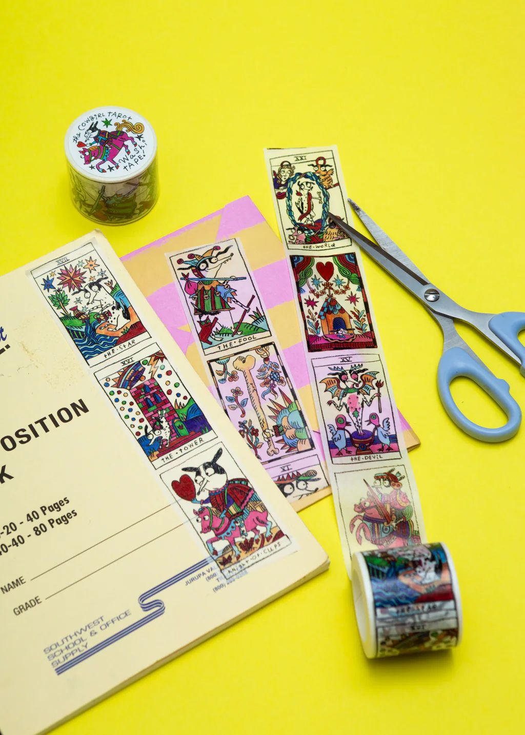 cowgirl tarot washi tape (new)