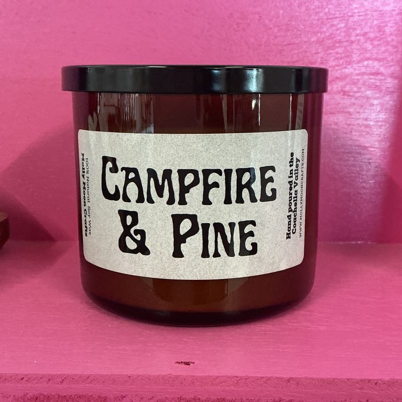 17 oz Large 3-Wick Campfire &amp; Pine