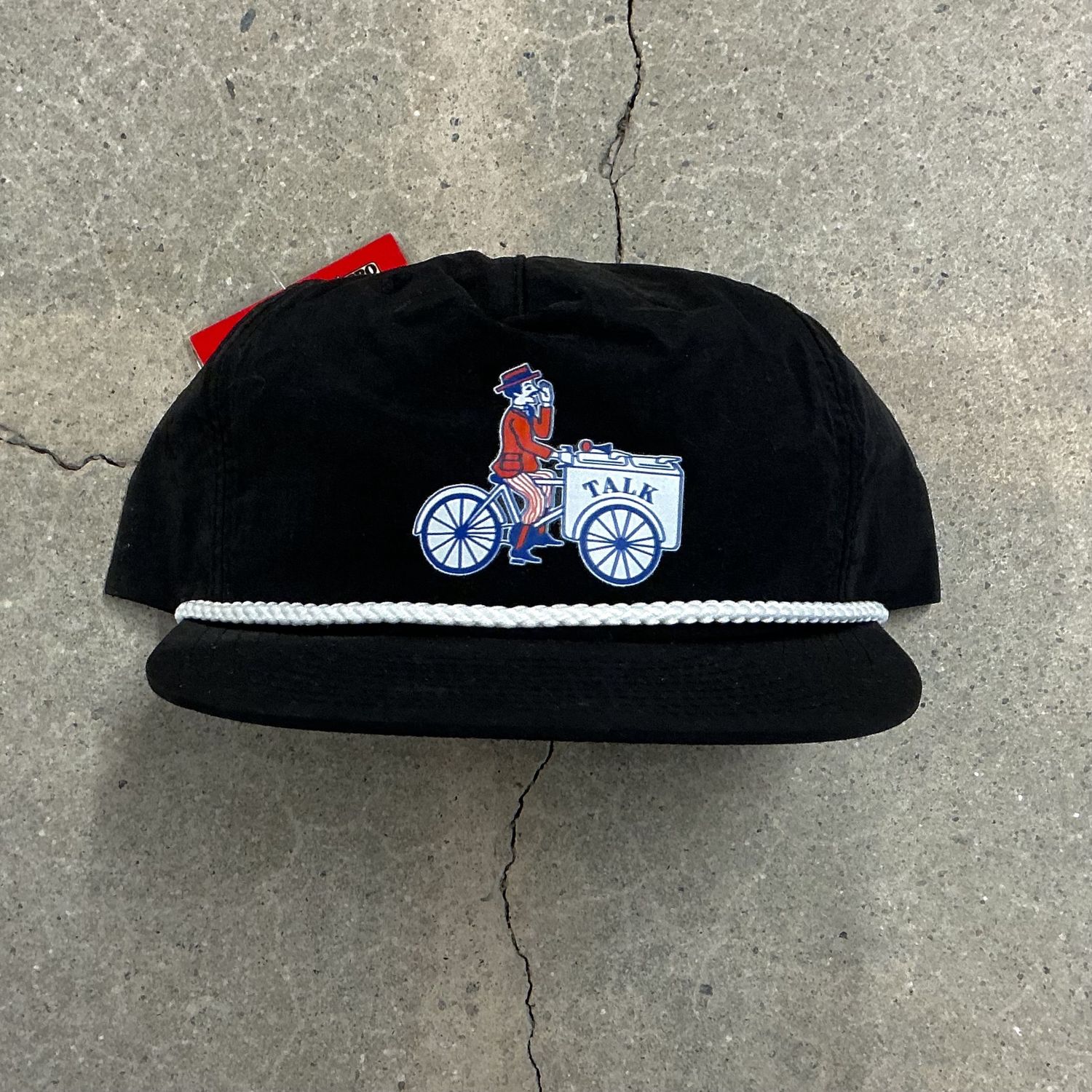 Talk Cool A Coo Rope Hat, Color: BLACK, Size: OS