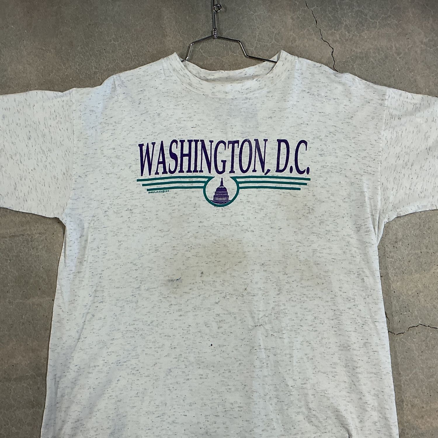 Washington DC Tee, Color: GREY, Size: XL