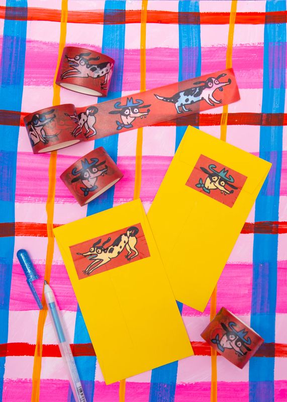 cowgirl blues washi tape