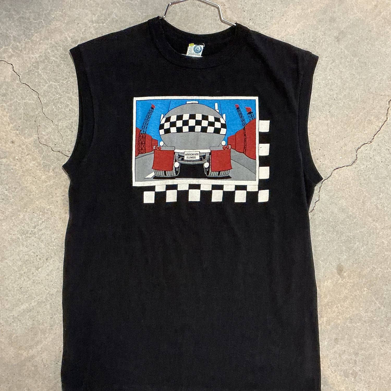 WoodRiver Truck Tank Top, Color: BLACK, Size: LARGE