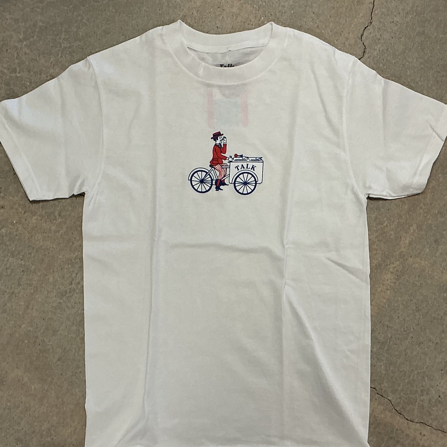 Talk Cool A Coo T-Shirt, Color: WHITE, Size: SMALL